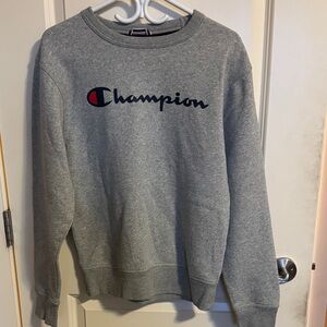 Champion Heather Gray Crewneck Sweatshirt